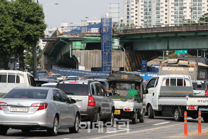 철거 완료된 선유고가 여의도방면                                                                                                                                                                   