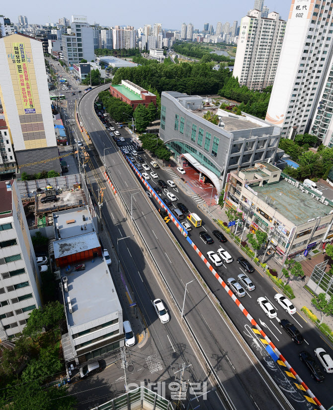 선유고가 양화대교 방면 통제                                                                                                                                                                       