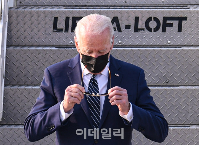 조 바이든 美 대통령, '오산 미 공군기자 도착'                                                                                                                                            