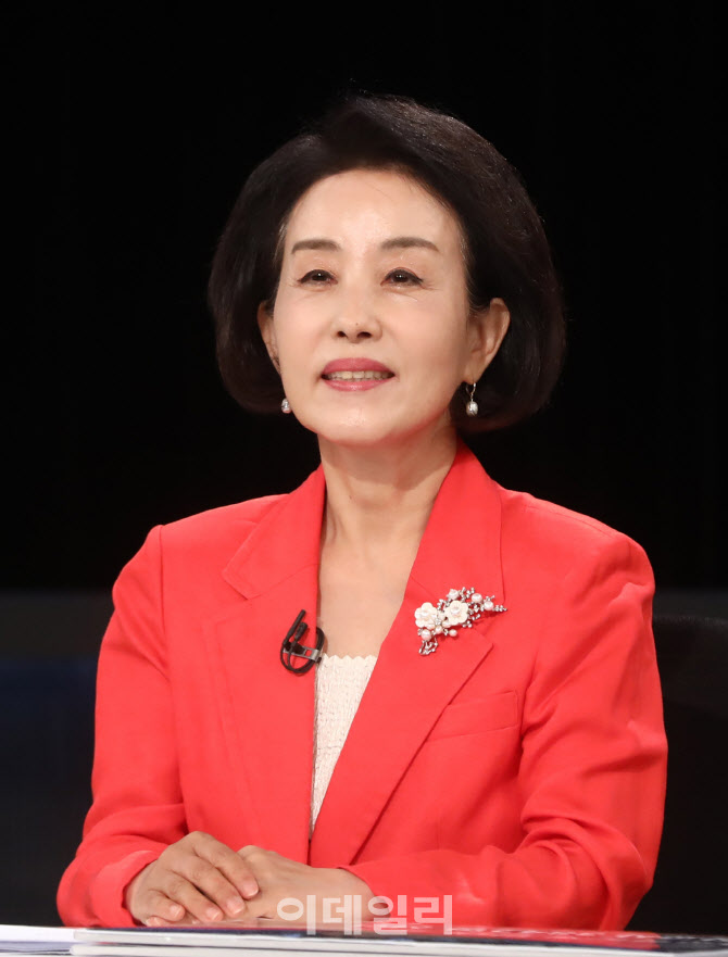 토론회 참석한 박선영 서울시교육감 후보                                                                                                                                                            