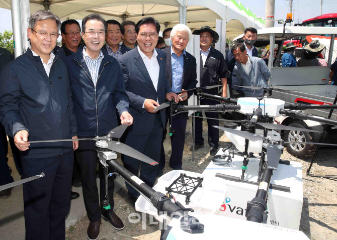  드문모심기 농작업대행 시연회                                                                                                                                                                     