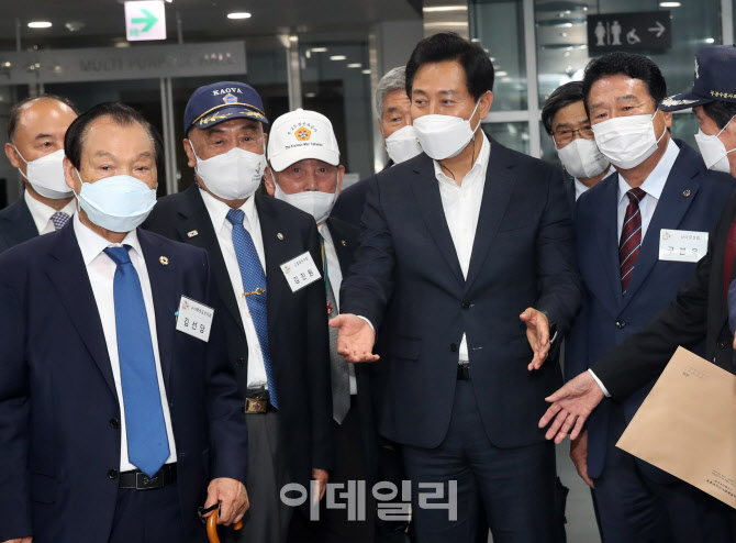  오세훈, 보훈단체 대표들과 간담회                                                                                                                                                                 