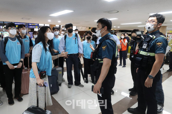 2022년 재난대비 수시훈련 항공운송마비 현장 훈련                                                                                                                                                   