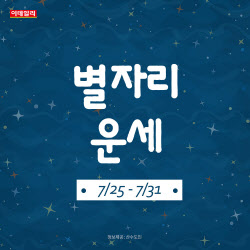 [카드뉴스]2022년 7월 넷째 주 ‘별자리 운세’