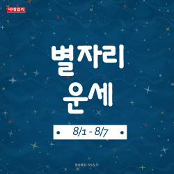 [카드뉴스]2022년 8월 첫째 주 ‘별자리 운세’