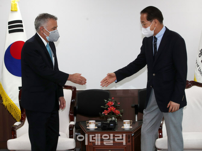  통일부 장관, 주한미국대사 면담                                                                                                                                                                   