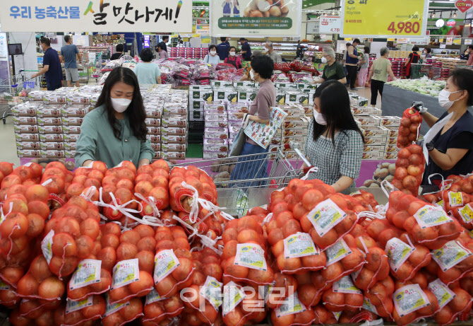  농산물 물가 지난달 8.5% 상승                                                                                                                                                                     