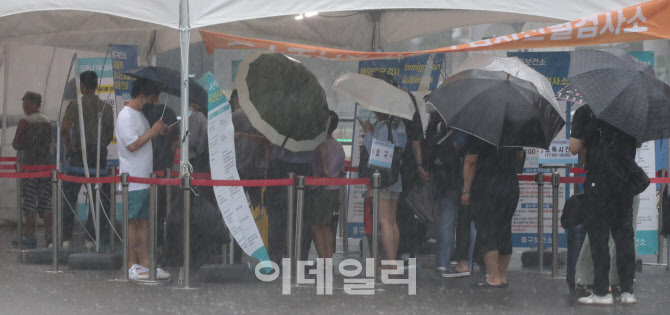 검사수 줄어들어도 코로나19 신규 확진자수 5만명대                                                                                                                                                  