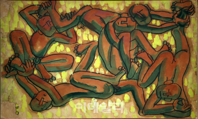  이중섭 '다섯 명의 아이들'                                                                                                                                                              