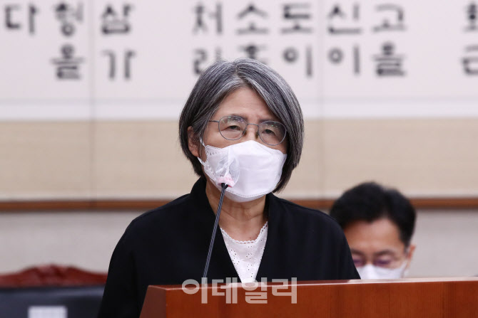 업무보고하는 김영란 양형위원장                                                                                                                                                                    