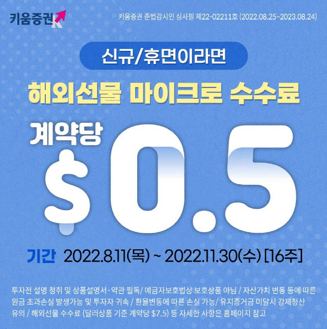 키움증권 국내주식 수수료와 비교 기준