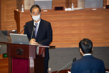 '영빈관 예산 몰랐다' 한덕수에…민주 "尹에 딱 맞는 총리"