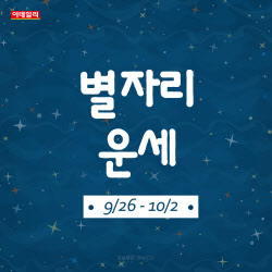[카드뉴스]2022년 9월 넷째 주 ‘별자리 운세’