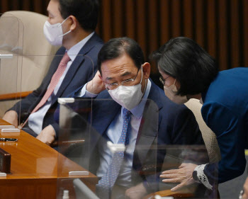 與 '박진 해임안' 총력 저지…의장에 중재요청·MBC 항의방문(종합)
