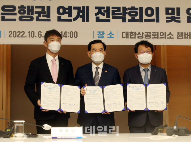  사업재편-은행권, 업무협약                                                                                                                                                                        