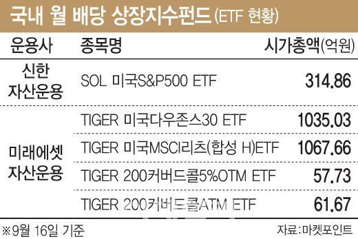 변동성 대안은 '따박따박'…월배당 상품 담아볼까