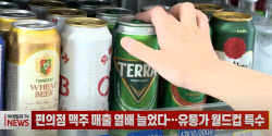 (영상)편의점 맥주 매출 열배 늘었다…유통가 월드컵 특수