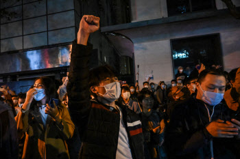 "中서 봉쇄 항의시위 검색하면 포르노 나와"…정부 개입 의혹