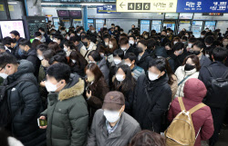 [포토]'협상 결렬' 서울지하철 총파업 돌입…출근길 어쩌나                                                                                                                                       