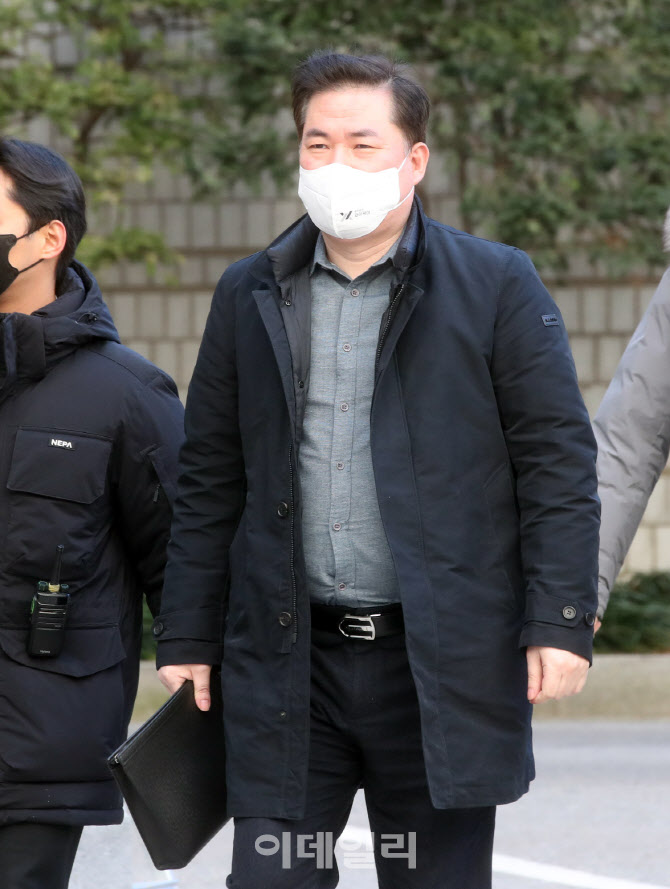  유동규, 서울중앙지법 출석                                                                                                                                                                        