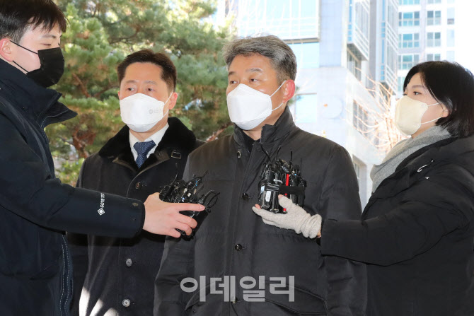 김진호 전 용산서 정보과장, 구속 전 피의자 심문                                                                                                                                                    