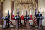 미일 2+2 회담, 반격능력·北비핵화 등 안보협력 강화 합의