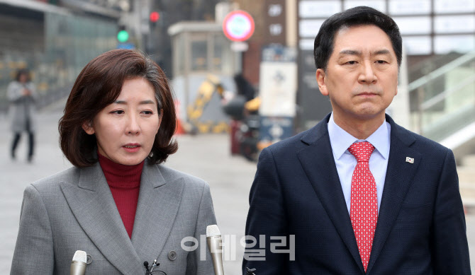 나경원, '김기현과 인식 공유' 김나연대 시동                                                                                                                                              