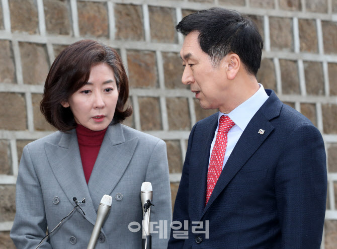 김기현 당대표 후보, 나경원 전 의원과 회동                                                                                                                                                         