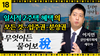 일시적 2주택 혜택의 모든 것…입주권·분양권은?