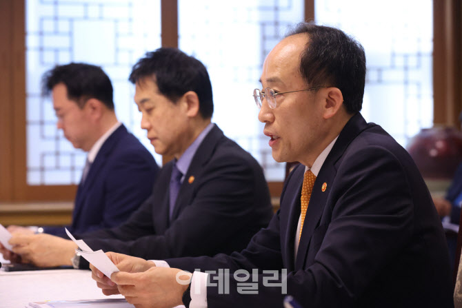 발언하는 추경호 경제부총리                                                                                                                                                                        