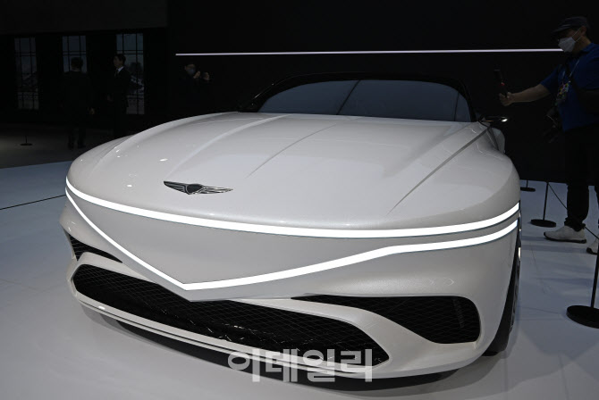 미래지향적인 제네시스X 컨버터블 콘셉트카                                                                                                                                                          