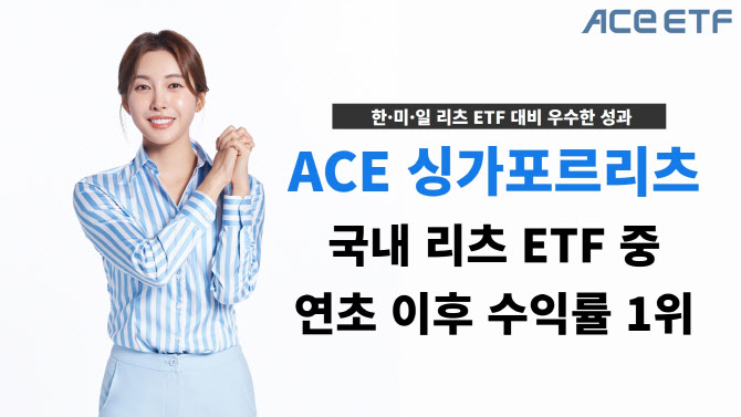 리츠 ETF 수익률 1위는…한투운용 ACE싱가포르리츠ETF