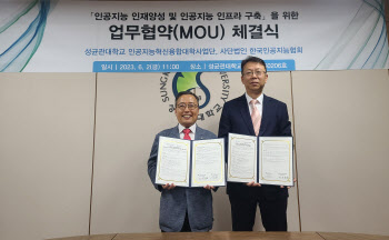 성균관대 인공지능융합사업단, 한국인공지능협회와 제휴