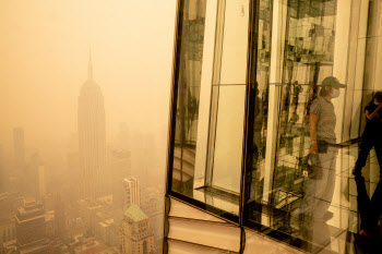 "마치 화성 같다" "담배 냄새 난다"…최악 뉴욕 공기