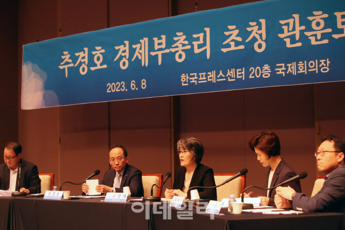  추경호 부총리 초청 관훈토론회                                                                                                                                                                    