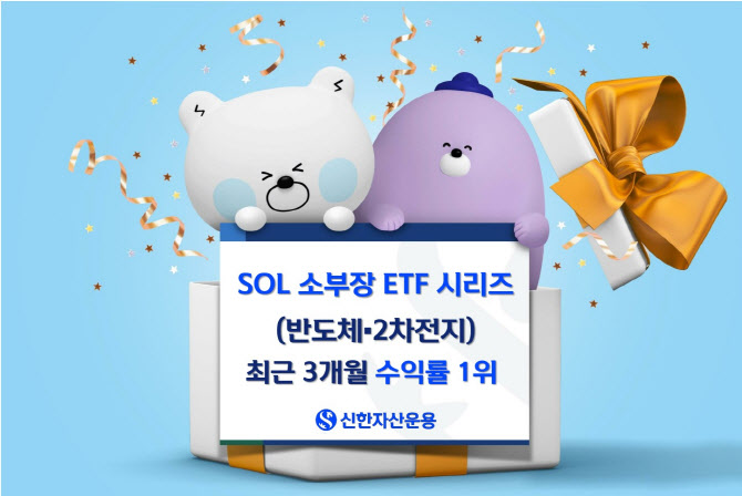 신한자산운용, 'SOL 소부장 ETF' 순자산 5천억원 돌파