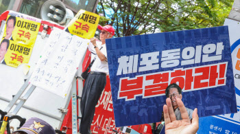 `李 체포안 가결`에 흥분한 지지자들 곳곳서 충돌