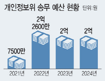 "소송은 20건, 예산은 2억"…빅테크 상대 힘부치는 개보위