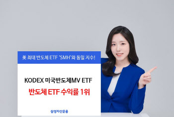 삼성자산운용, KODEX 미국반도체MV, 반도체 ETF 수익률 1위