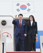 尹대통령, 사우디·카타르 순방 마치고 한국 도착