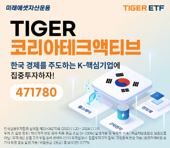 미래에셋운용, ‘TIGER 코리아테크액티브 ETF’ 상장
