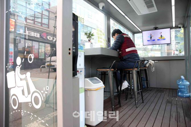  이동노동자 휴식 공간 운영                                                                                                                                                                        