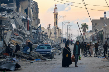 이, 하마스 전투재개 선언…가자 '생지옥' 공포(상보)