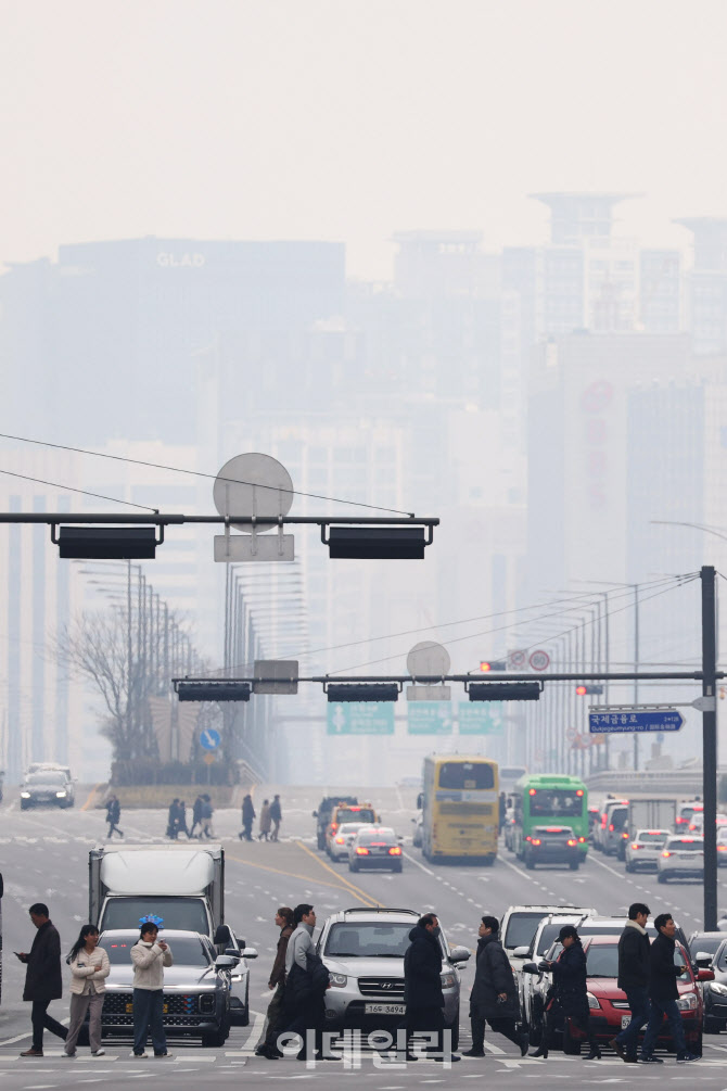 포근해진 날씨와 미세먼지                                                                                                                                                                          