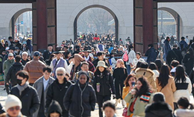 설 연휴, 북적이는 경복궁                                                                                                                                                                                