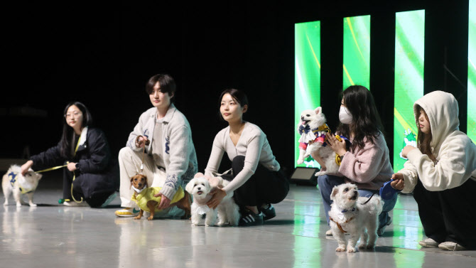 반려견들의 이색 대학 입학식                                                                                                                                                                             