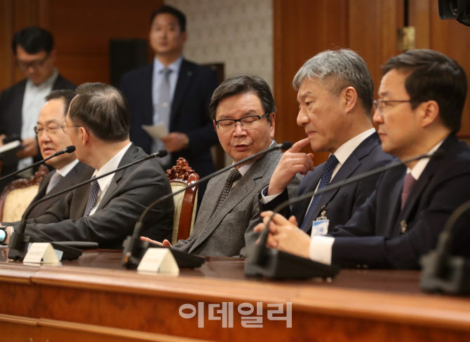  간담회 참석한 5대 병원장                                                                                                                                                                         