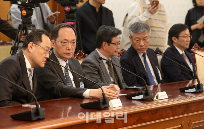  총리 간담회 참석한 5대 병원장                                                                                                                                                                    