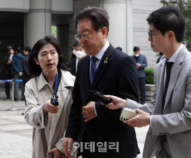  공판 출석하는 이재명 대표                                                                                                                                                                        