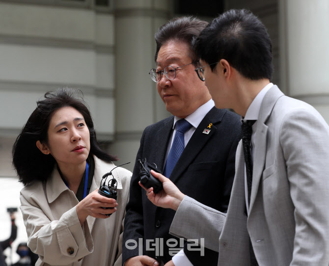  공판 출석하는 이재명 더불어민주당 대표                                                                                                                                                           
